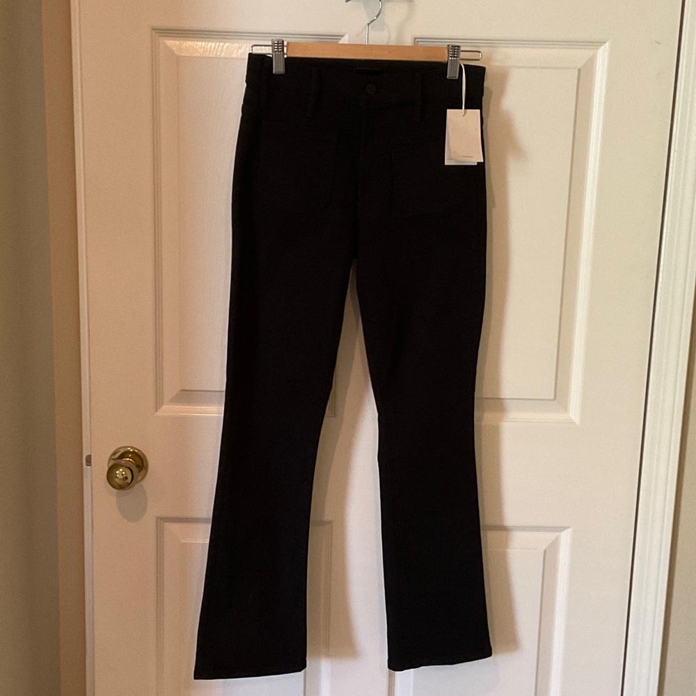 MOTHER Black Boot Cut Pants